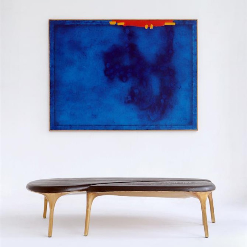 <a href="https://www.galeriegosserez.com/artistes/loellmann-valentin.html">Valentin Loellmann </a> - Brass - Pair of Coffee tables